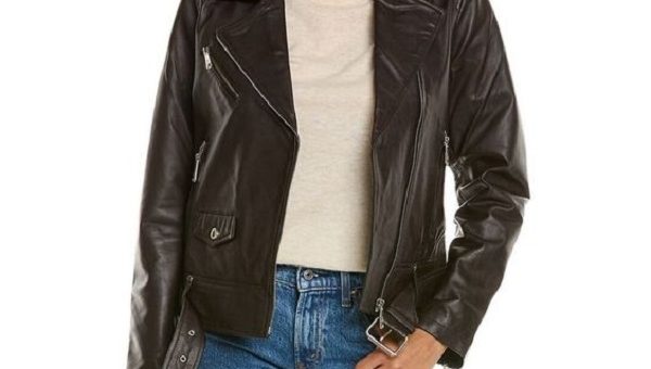 women's leather motorcycle jacket