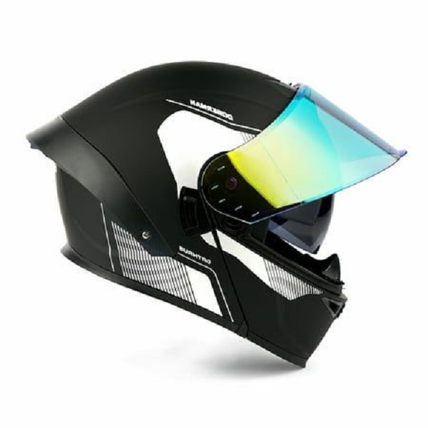 Remove helmet visor.