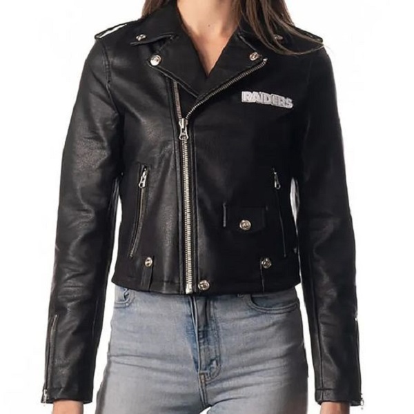 women's leather motorcycle jacket