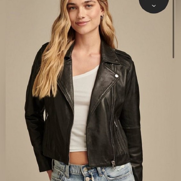 women's leather motorcycle jacket