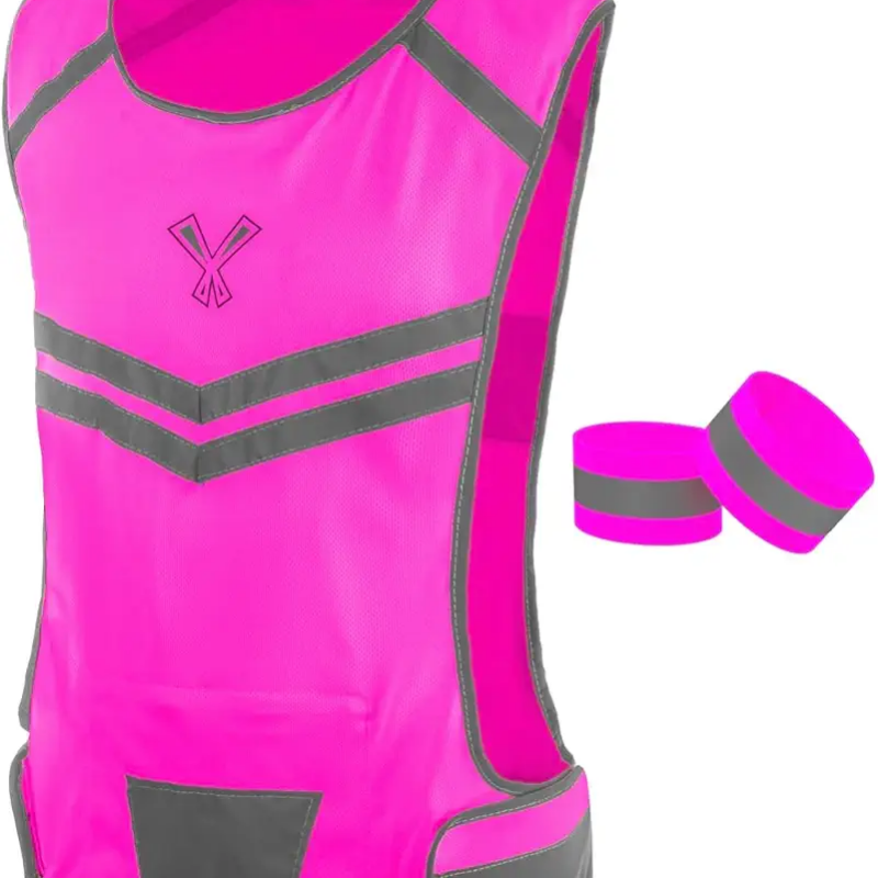 high-visibility motorcycle reflective vest for safety