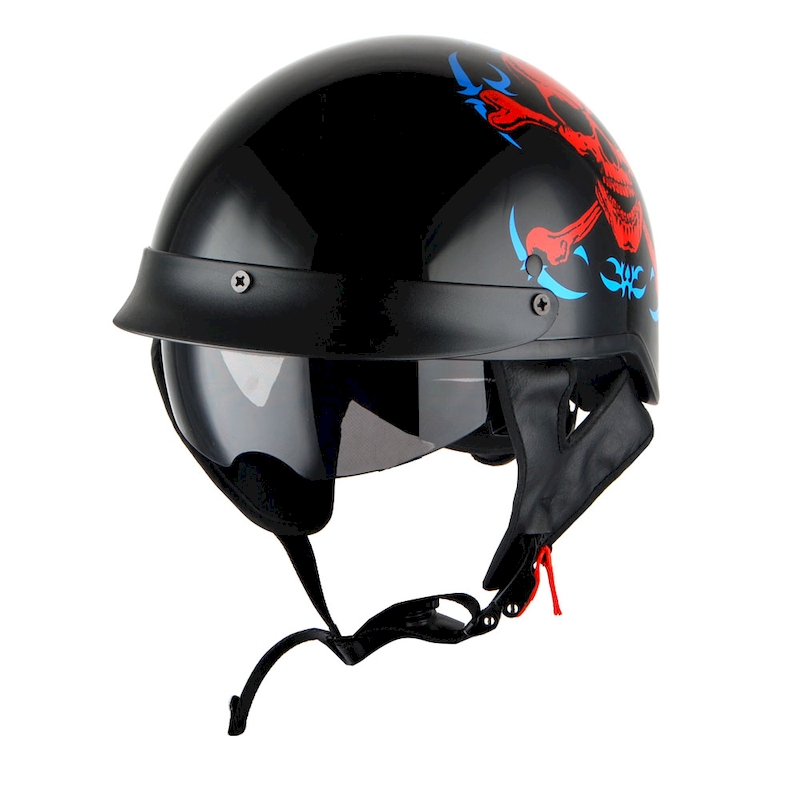 motorcycle half helmets